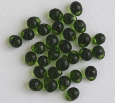 Miyuki Drop Green DP0158  3.4mm Tr Olive Bead 10g